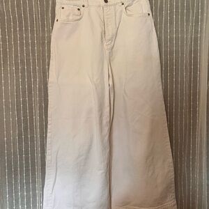 COS Wide-Leg white Jeans
